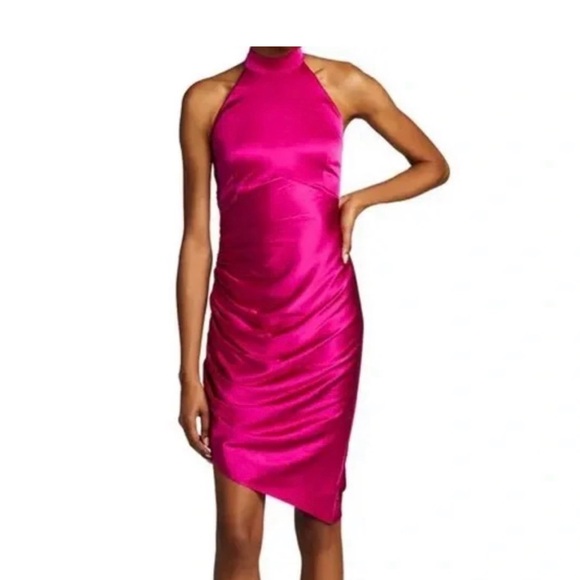 Retrofete Pink Sophie Halter Dress - Picture 5 of 6